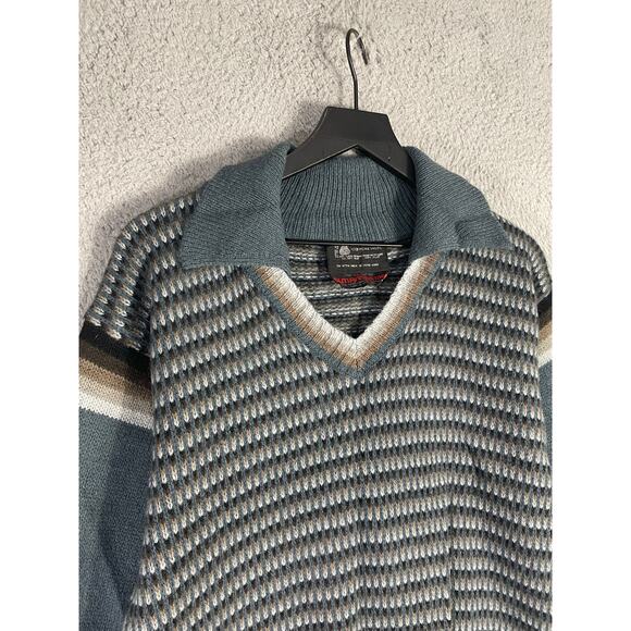 Renee Tener Outlander 100%‎ Wool Sweater V-Neck Pullover Made in Hong Kong M - Picture 5 of 8
